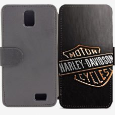 Калъф тип тефтер за Lenovo A328 - harleydavidson