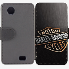 Калъф тип тефтер за Lenovo A369 - harleydavidson