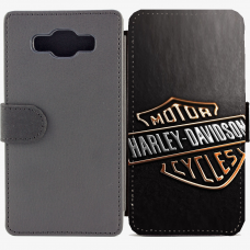 Калъф тип тефтер за Samsung Galaxy A5 - harleydavidson