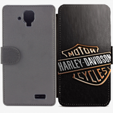Калъф тип тефтер за Lenovo A536 - harleydavidson