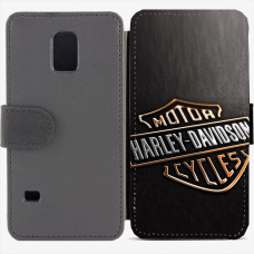 Калъф тип тефтер за Samsung Galaxy S5 mini G800 - harleydavidson