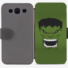 Калъф тип тефтер за Samsung Galaxy S3 Neo I9301, 9300I - hulk