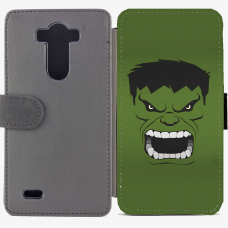 Калъф тип тефтер за LG G3 - hulk