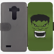 Калъф тип тефтер за LG G4 - hulk