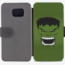Калъф тип тефтер за Samsung Galaxy S6 Edge G925 - hulk