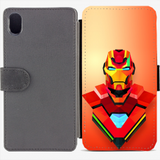 Калъф тип тефтер за Sony Xperia M4 Aqua - ironman