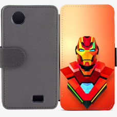 Калъф тип тефтер за Lenovo A369 - ironman