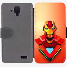 Калъф тип тефтер за Lenovo A536 - ironman