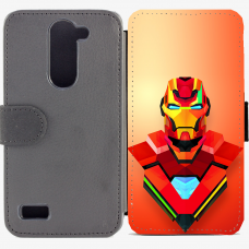 Калъф тип тефтер за LG L Bello - ironman