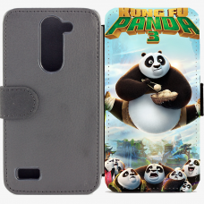 Калъф тип тефтер за LG L Bello - kungfupanda3