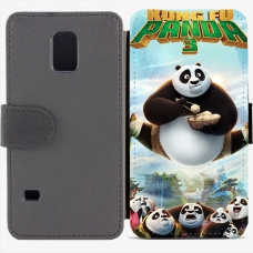 Калъф тип тефтер за Samsung Galaxy S5 mini G800 - kungfupanda3
