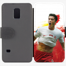 Калъф тип тефтер за Samsung Galaxy S5 mini G800 - lewandovski