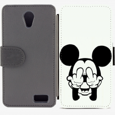 Калъф тип тефтер за Lenovo A319 - mickey