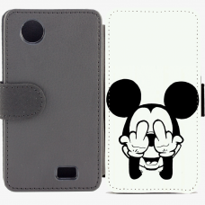 Калъф тип тефтер за Lenovo A369 - mickey