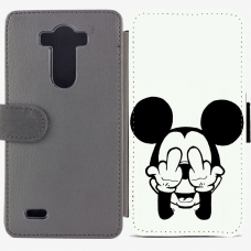 Калъф тип тефтер за LG G3 - mickey