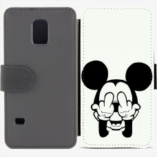 Калъф тип тефтер за Samsung Galaxy S5 mini G800 - mickey