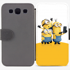 Калъф тип тефтер за Samsung Galaxy S3 Neo I9301, 9300I - minion3