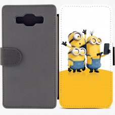 Калъф тип тефтер за Samsung Galaxy A5 - minion3