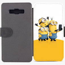 Калъф тип тефтер за Samsung Galaxy A7 - minion3