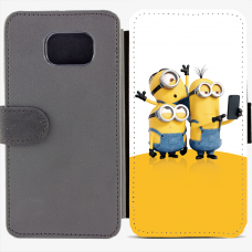 Калъф тип тефтер за Samsung Galaxy S6 Edge G925 - minion3