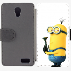 Калъф тип тефтер за Lenovo A319 - minion Калъф тип тефтер за Lenovo A319 - minion