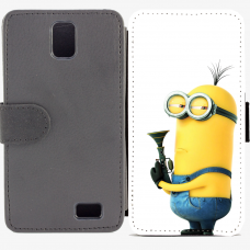 Калъф тип тефтер за Lenovo A328 - minion Калъф тип тефтер за Lenovo A328 - minion