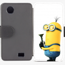 Калъф тип тефтер за Lenovo A369 - minion Калъф тип тефтер за Lenovo A369 - minion