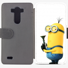 Калъф тип тефтер за LG G3 - minion Калъф тип тефтер за LG G3 - minion