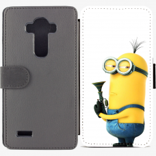 Калъф тип тефтер за LG G4 - minion Калъф тип тефтер за LG G4 - minion
