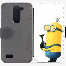 Калъф тип тефтер за LG L Bello - minion Калъф тип тефтер за LG L Bello - minion