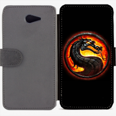 Калъф тип тефтер за Sony Xperia M2 Aqua - mortalkombatx