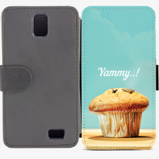 Калъф тип тефтер за Lenovo A328 - muffin Калъф тип тефтер за Lenovo A328 - muffin