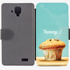 Калъф тип тефтер за Lenovo A536 - muffin