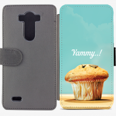Калъф тип тефтер за LG G3 - muffin Калъф тип тефтер за LG G3 - muffin