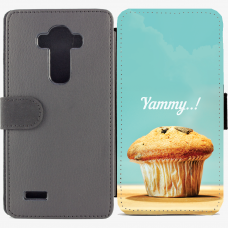 Калъф тип тефтер за LG G4 - muffin Калъф тип тефтер за LG G4 - muffin
