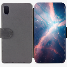 Калъф тип тефтер за Sony Xperia M4 Aqua - nebula