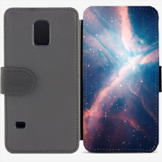 Калъф тип тефтер за Samsung Galaxy S5 mini G800 - nebula