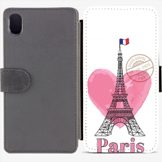 Калъф тип тефтер за Sony Xperia M4 Aqua - paris3-sized Калъф тип тефтер за Sony Xperia M4 Aqua - paris3-sized