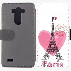 Калъф тип тефтер за LG G3 - paris3-sized