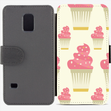 Калъф тип тефтер за Samsung Galaxy S5 mini G800 - pattern3-sized