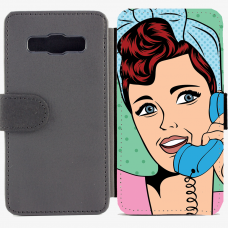 Калъф тип тефтер за Samsung Galaxy A3 - pop-art