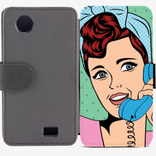 Калъф тип тефтер за Lenovo A369 - pop-art