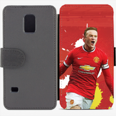 Калъф тип тефтер за Samsung Galaxy S5 mini G800 - rooney