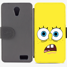 Калъф тип тефтер за Lenovo A319 - spongebob-sized Калъф тип тефтер за Lenovo A319 - spongebob-sized