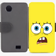 Калъф тип тефтер за Lenovo A369 - spongebob-sized Калъф тип тефтер за Lenovo A369 - spongebob-sized