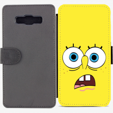 Калъф тип тефтер за Samsung Galaxy A7 - spongebob-sized
