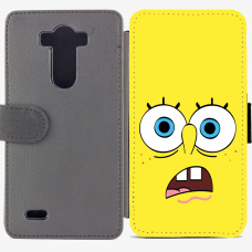 Калъф тип тефтер за LG G3 - spongebob-sized Калъф тип тефтер за LG G3 - spongebob-sized