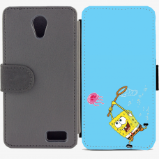 Калъф тип тефтер за Lenovo A319 - spongebob2-sized Калъф тип тефтер за Lenovo A319 - spongebob2-sized
