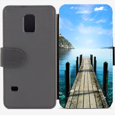 Калъф тип тефтер за Samsung Galaxy S5 mini G800 - thedock