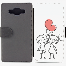 Калъф тип тефтер за Samsung Galaxy A5 - valentine3